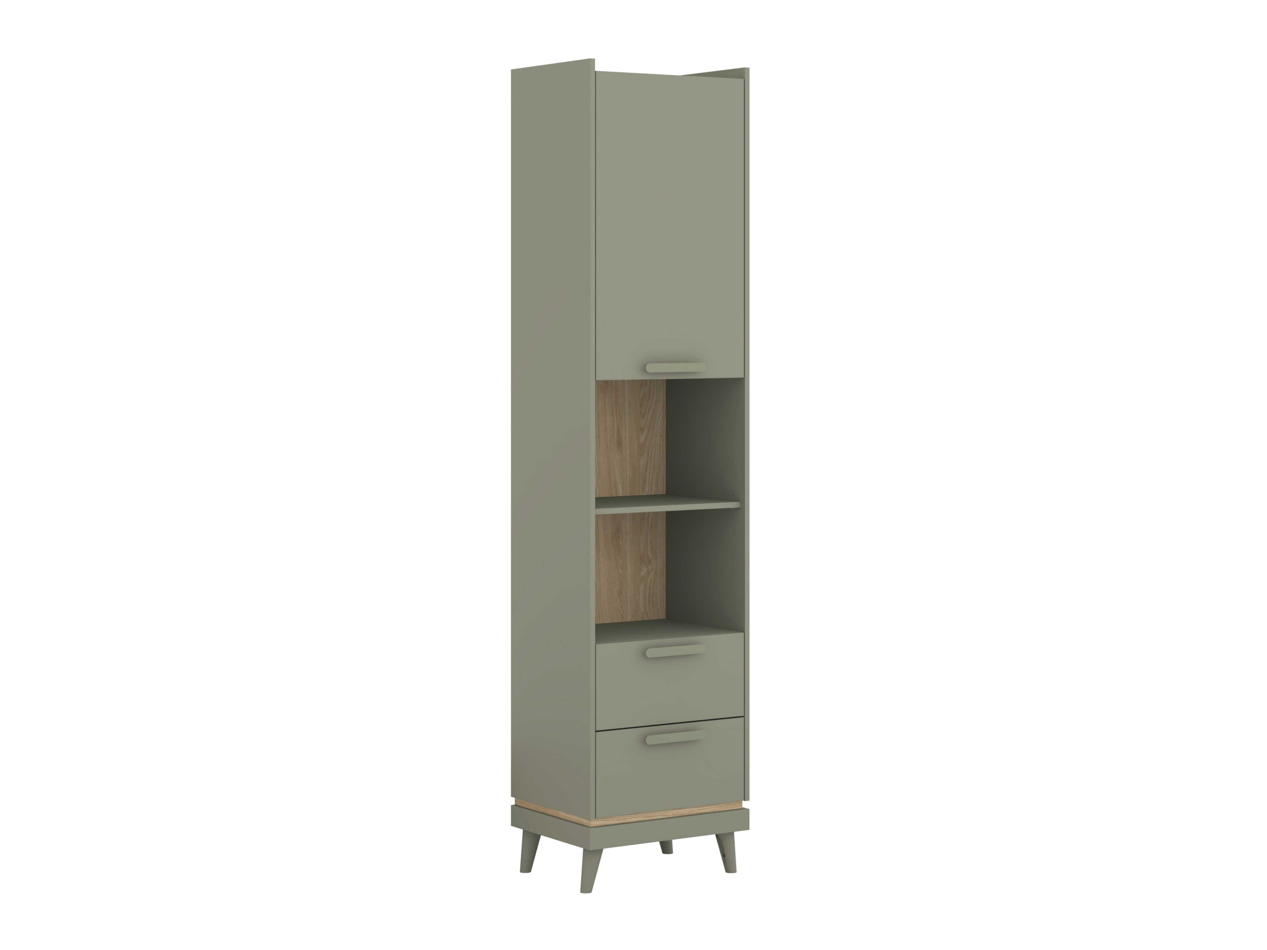 Estante Fertalu 106 (Verde + Carvalho)