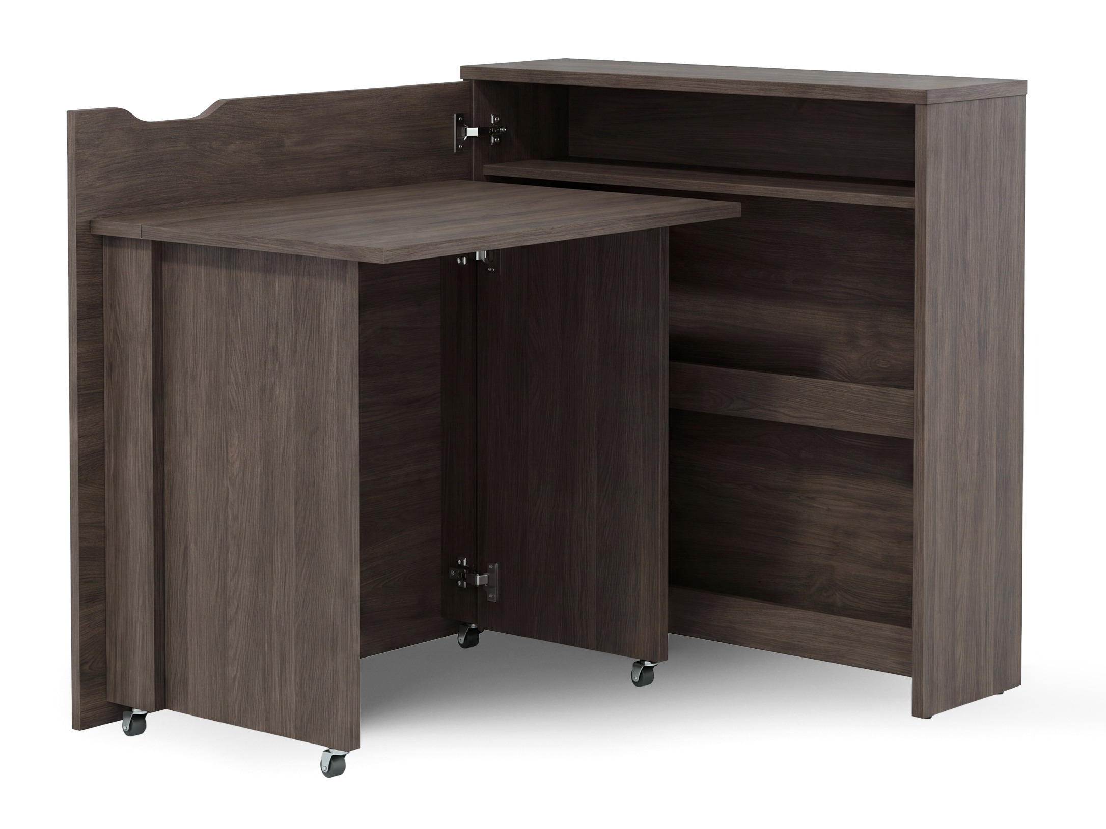 Mesa de escritório para cantos Concept Lenart II (Carvalho escuro)