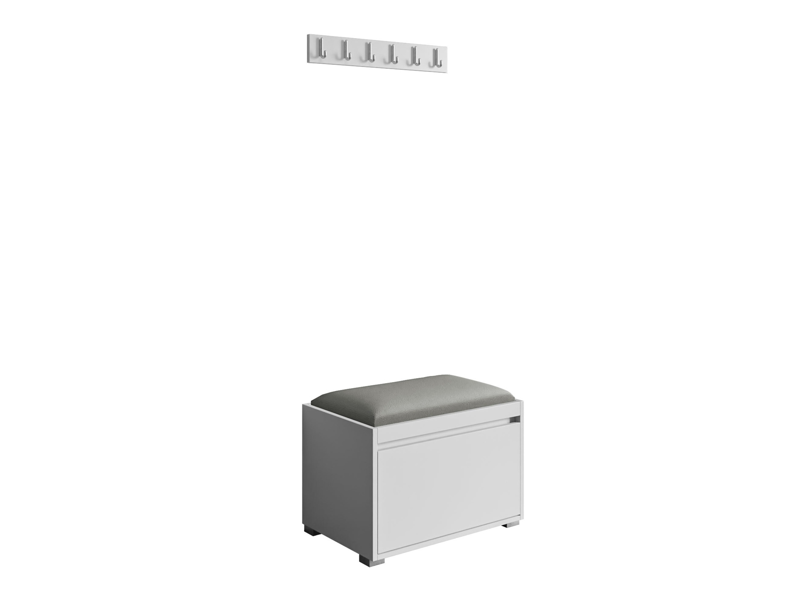 Conjunto para corredor Comfivo Pinus VIII (Branco + Polo 894)