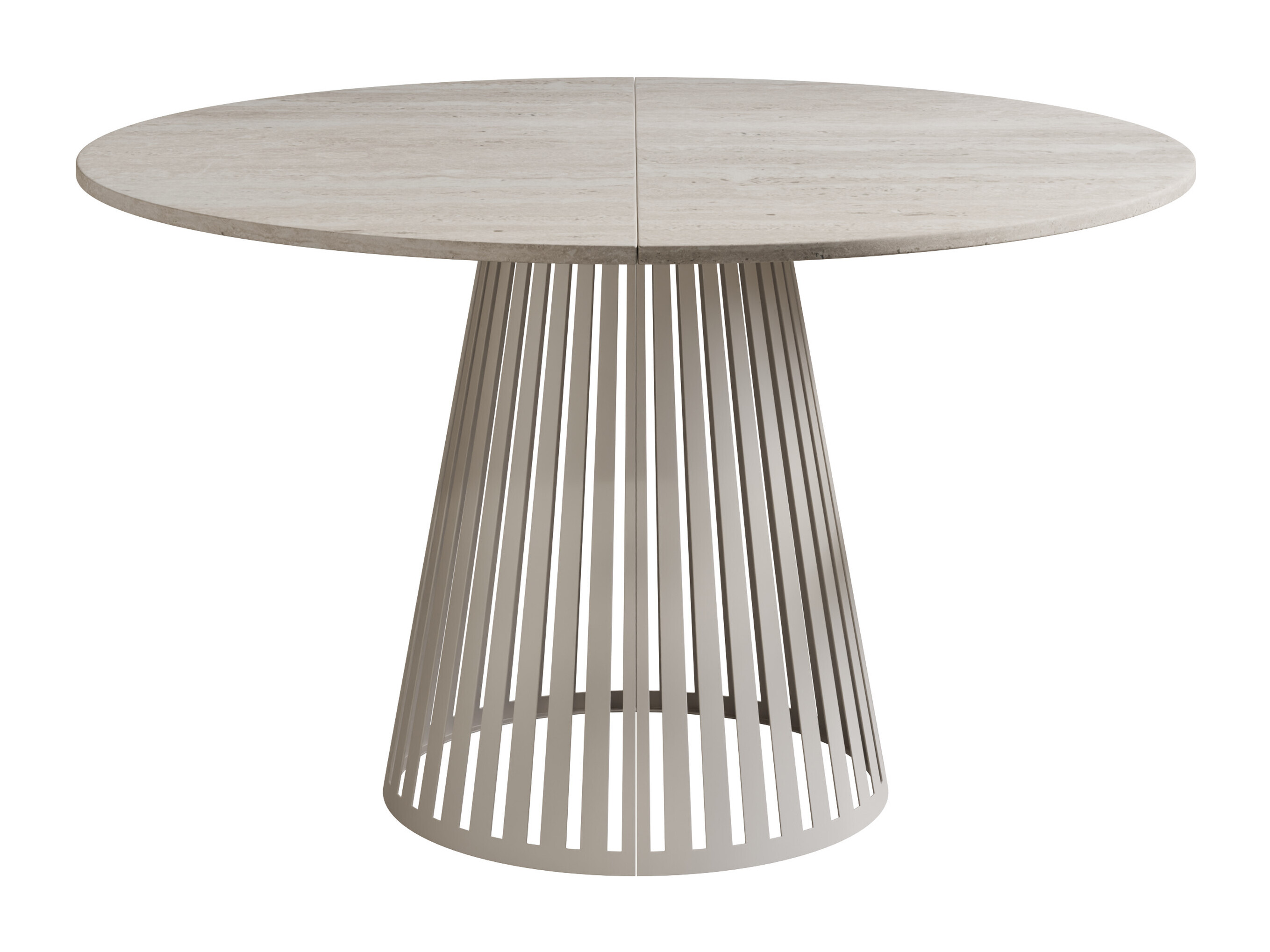 Mesa Prudentia (Claro Travertine + Caxemira)