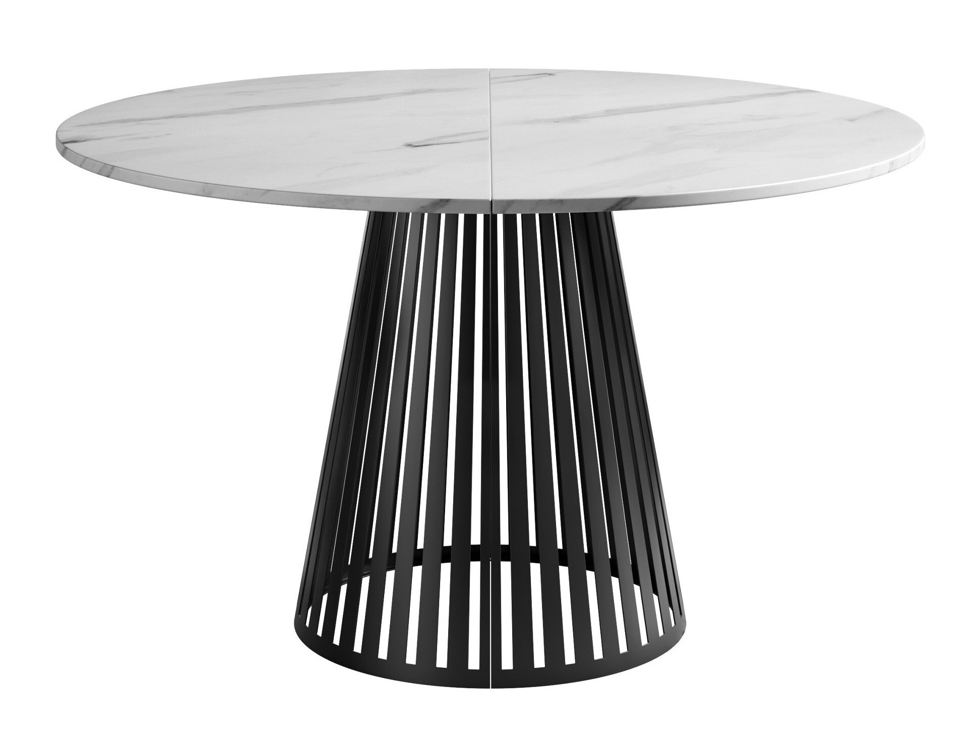 Mesa Prudentia (Marmore branco + Preto)