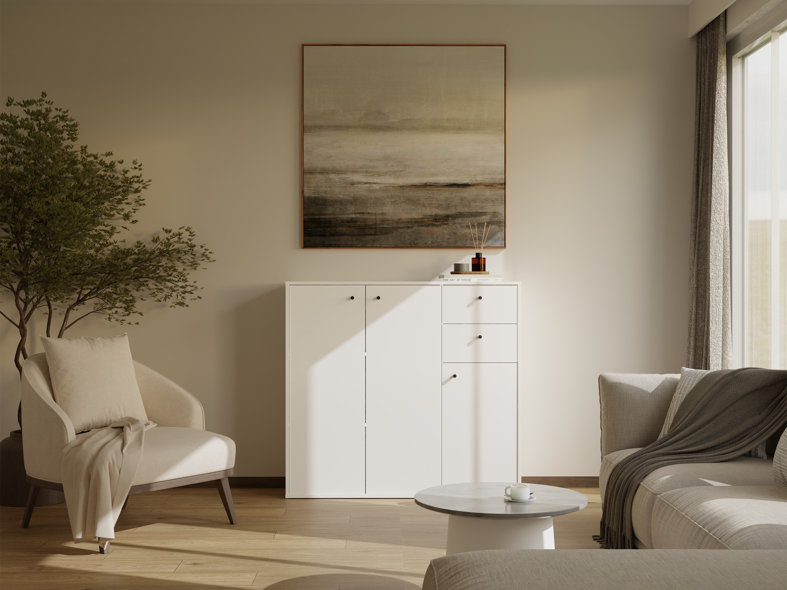 Cómoda Mandeville 407 (Branco)