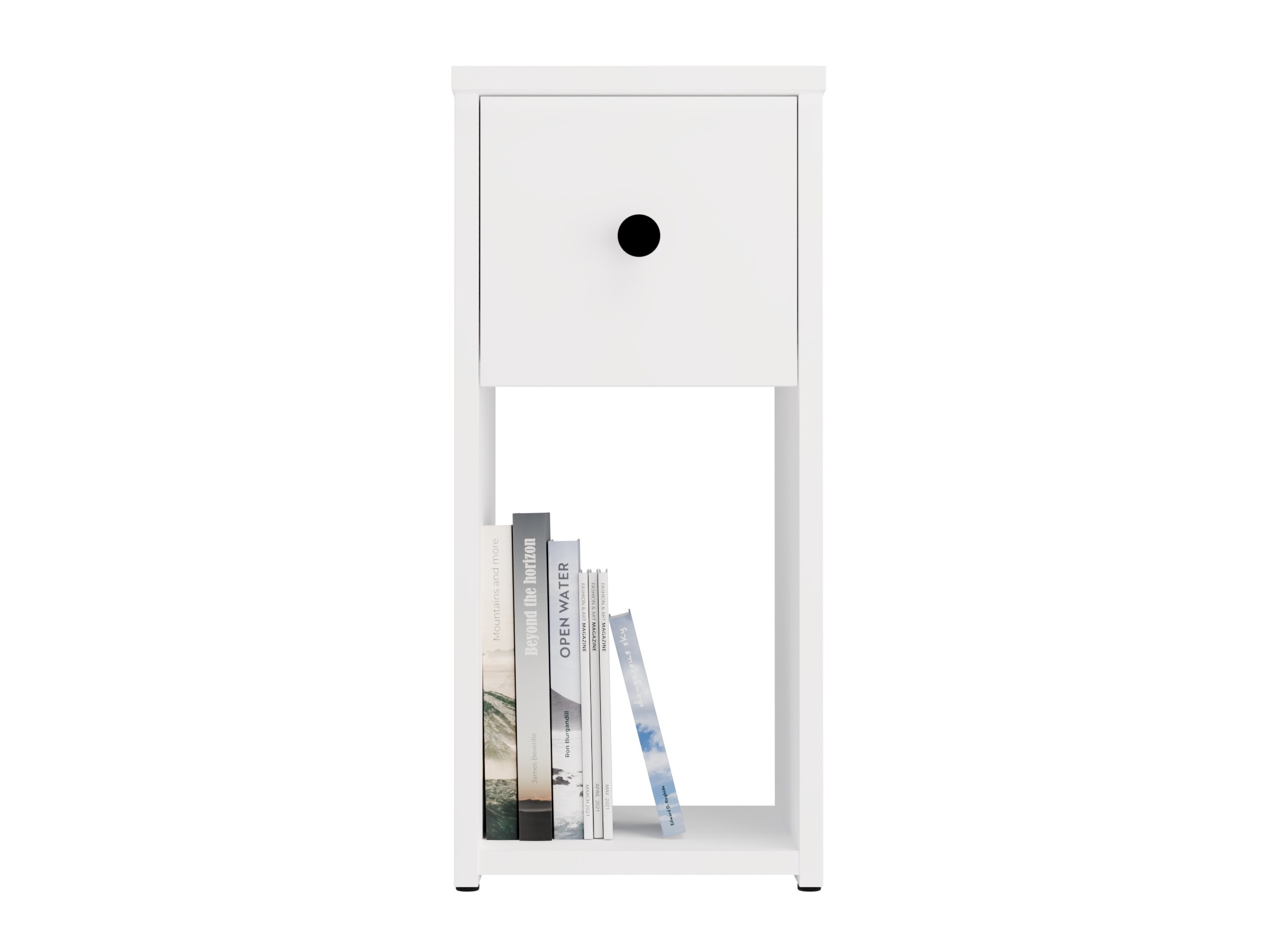 Mesa de cabeceira Mandeville 409 (Branco)