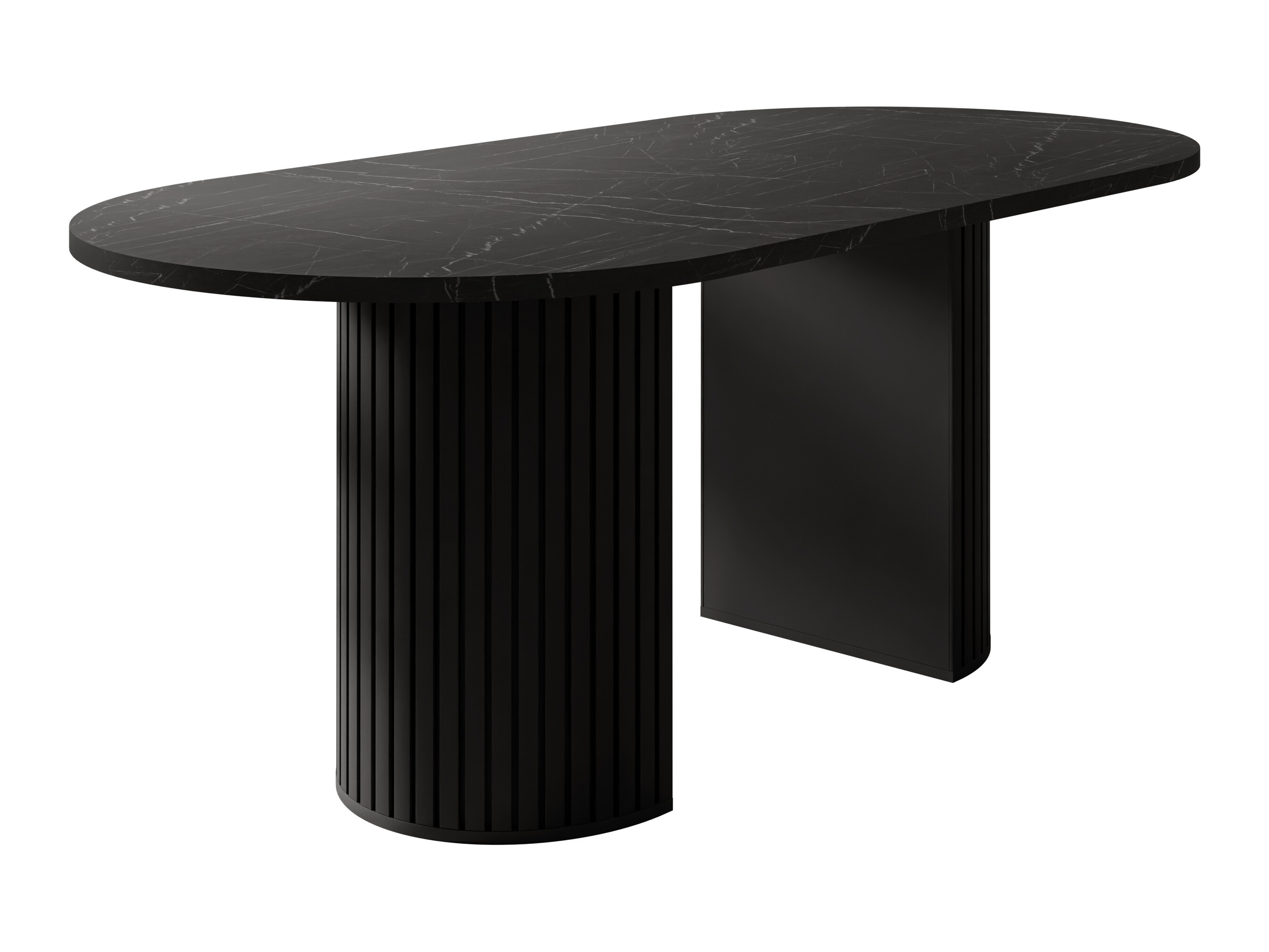 Mesa Comfivo Ulma (Mármore preto + Preto)