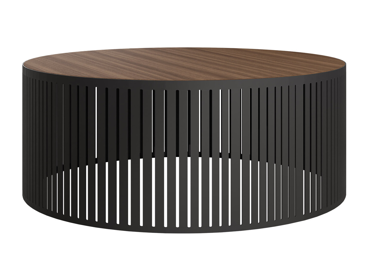 Mesa de centro Prunis (Nogueira + Preto)