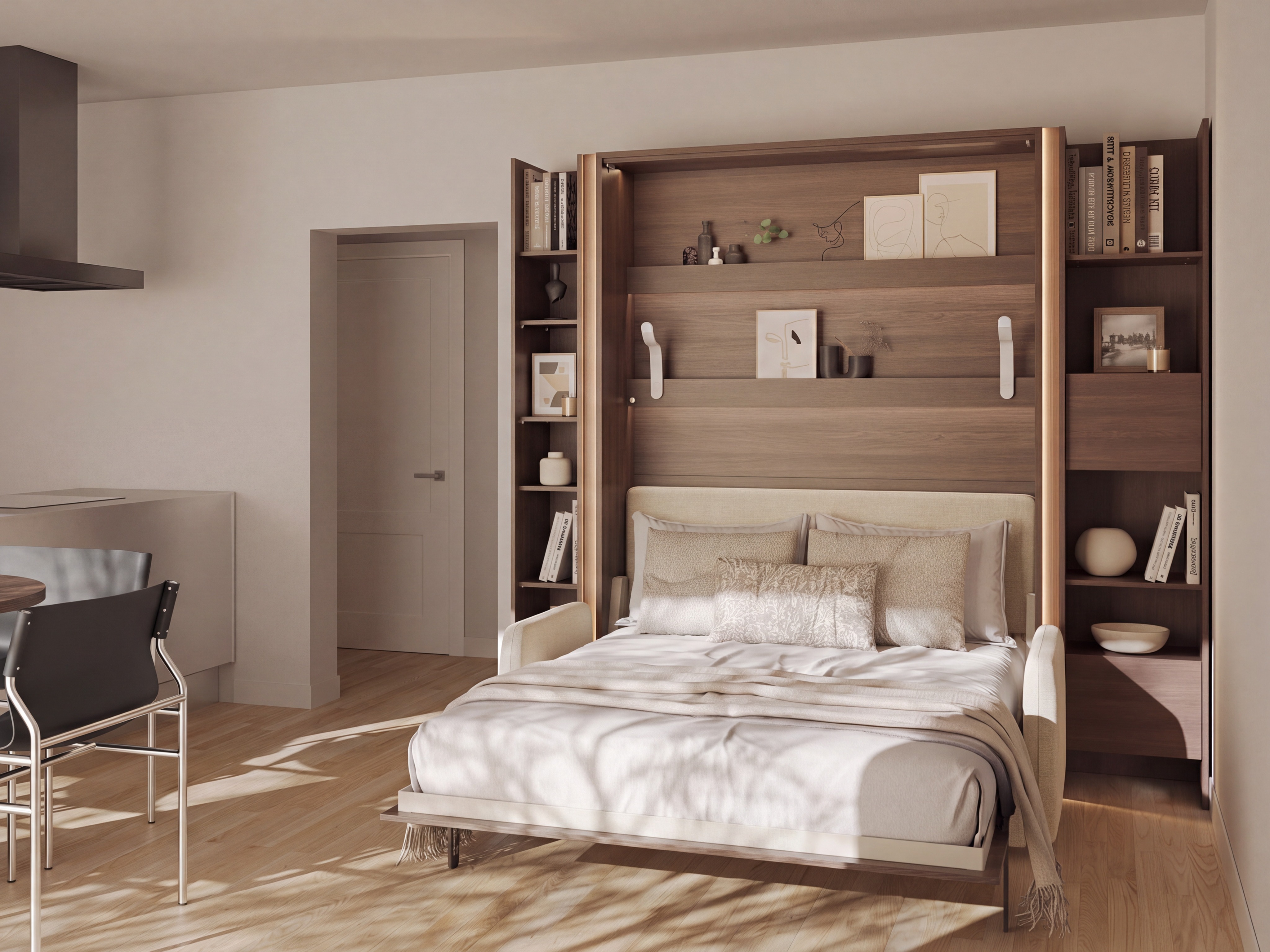 Cama rebatível Concept Lenart IX (Carvalho escuro)