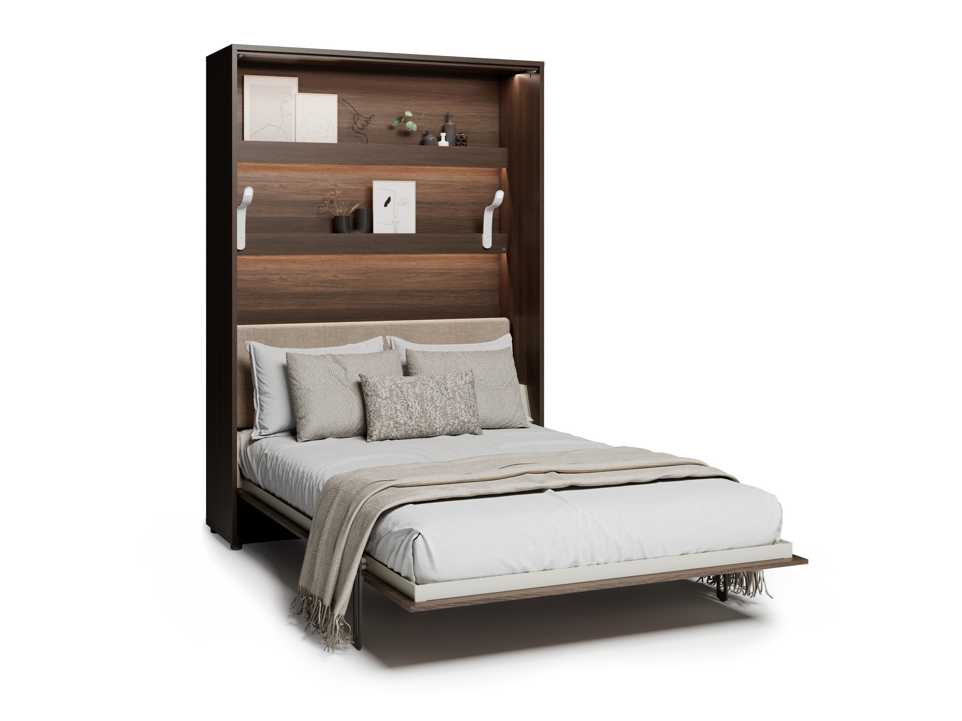 Cama rebatível Concept Lenart IX (Carvalho escuro)