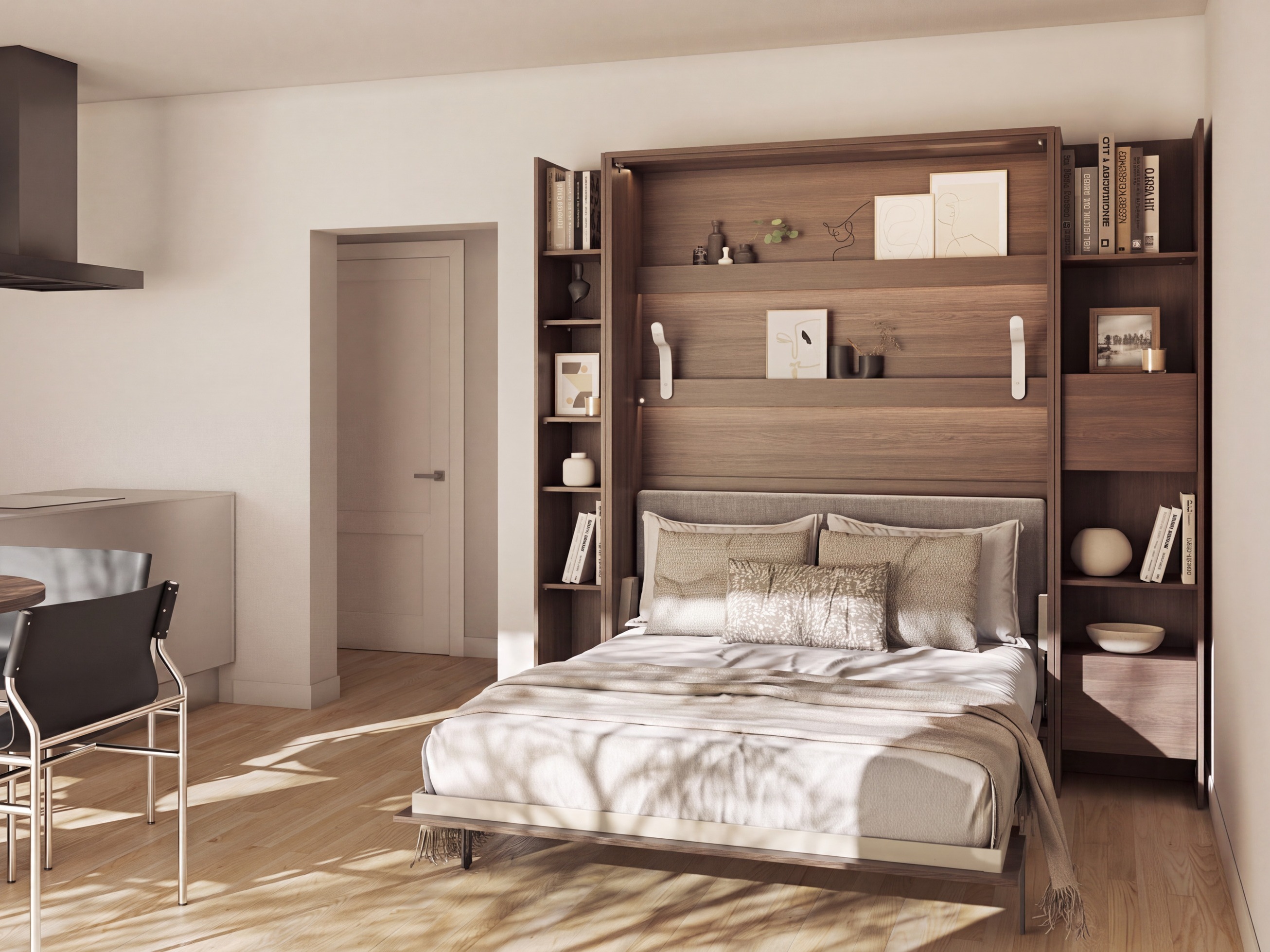 Cama rebatível Concept Lenart XV (Carvalho escuro)