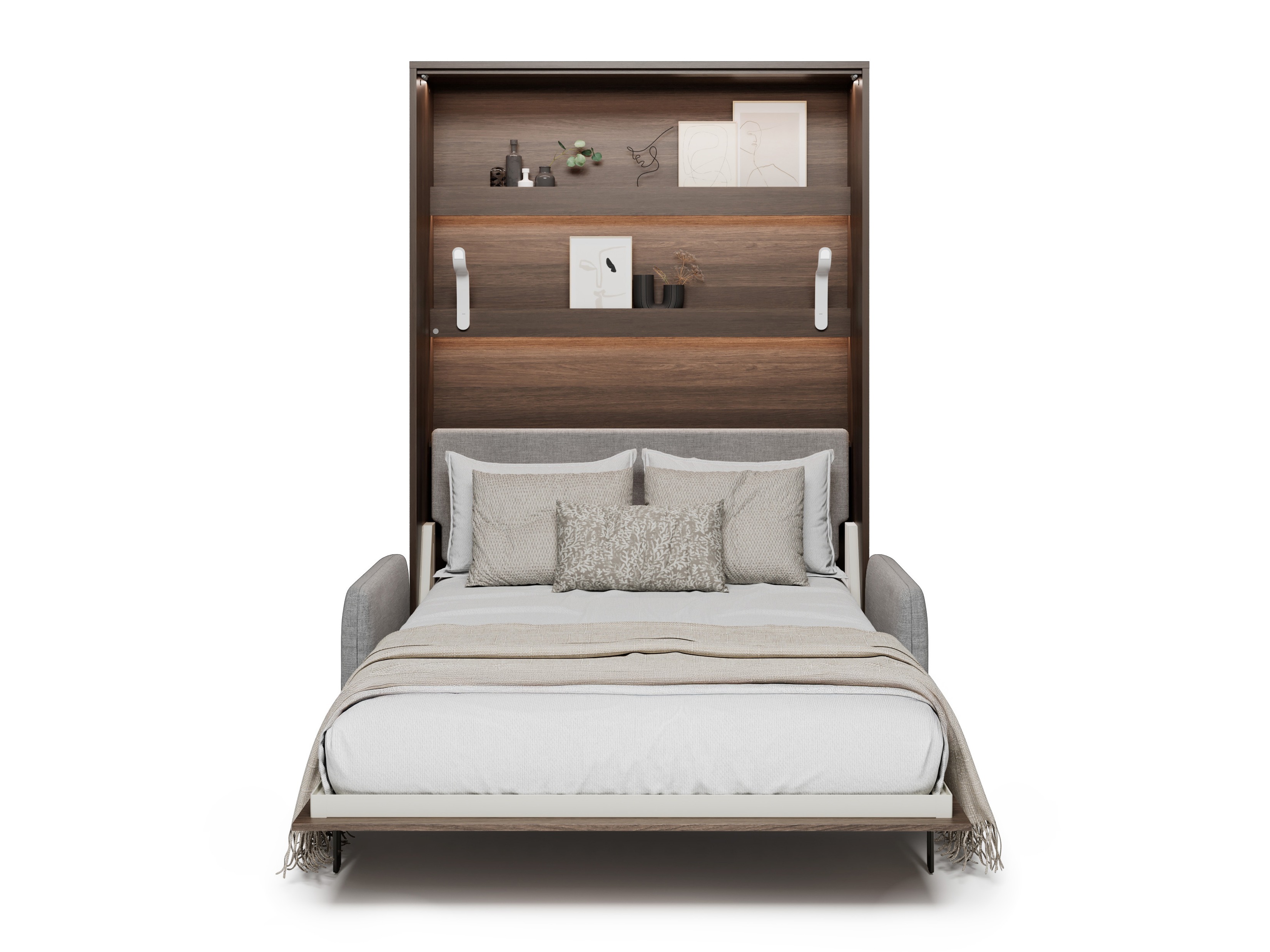 Cama rebatível Concept Lenart XV (Carvalho escuro)