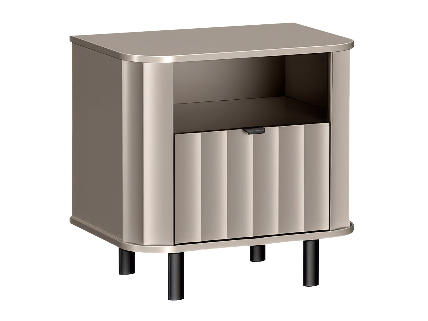 Mesa de cabeceira Larala 107 (Bege acinzentado)