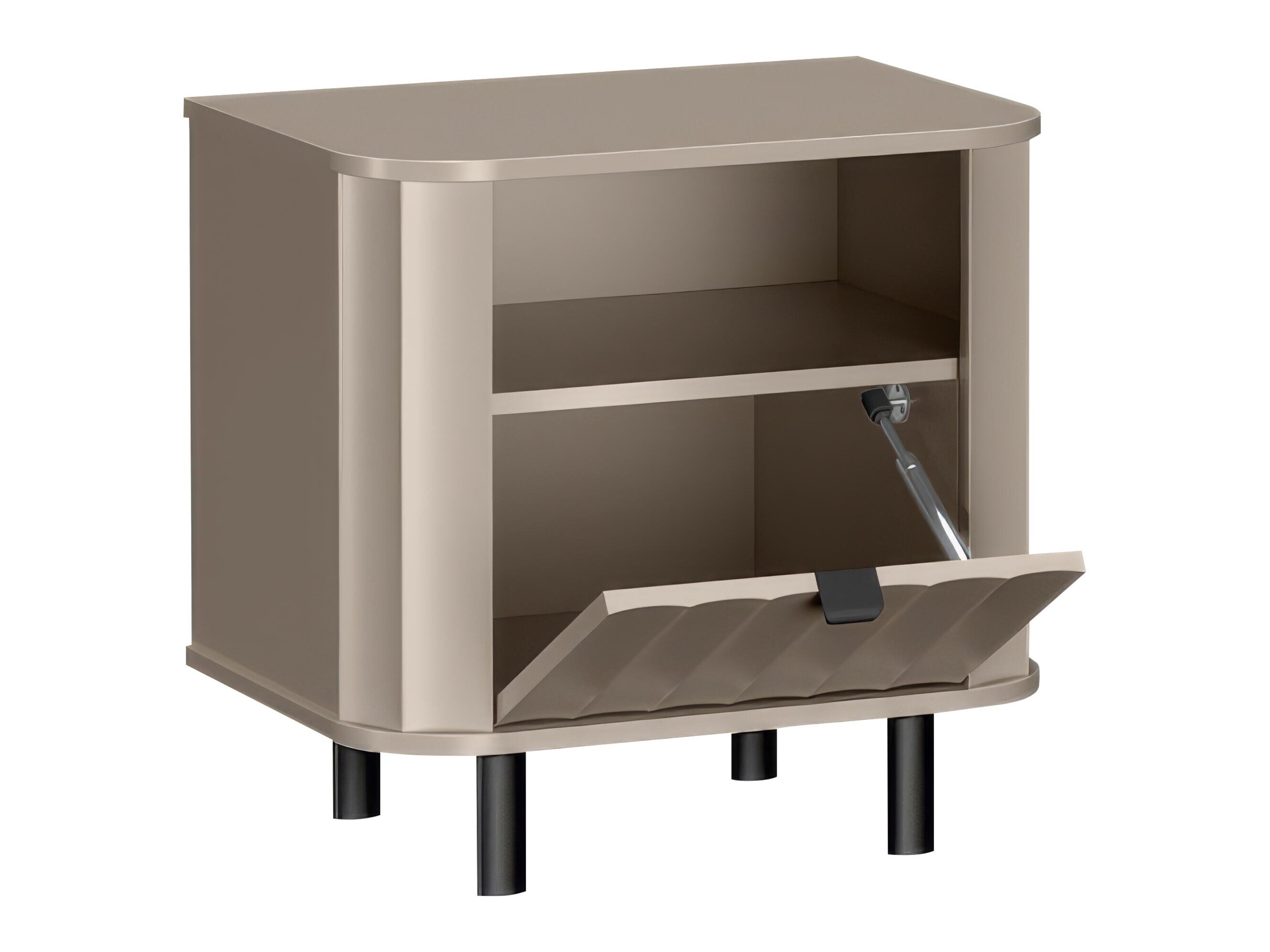 Mesa de cabeceira Larala 107 (Bege acinzentado)