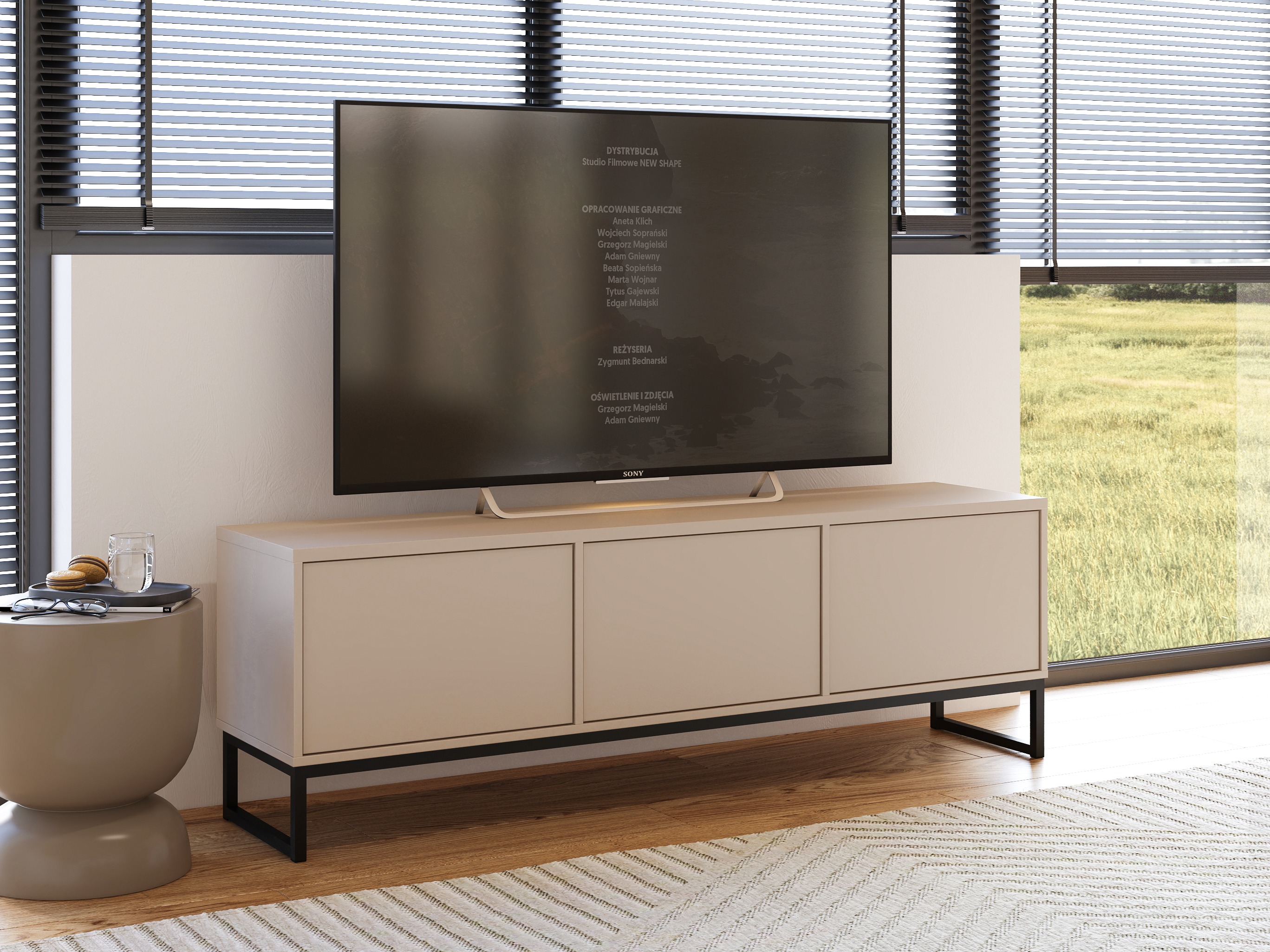Móvel de TV Camtolo 100 (Caxemira)