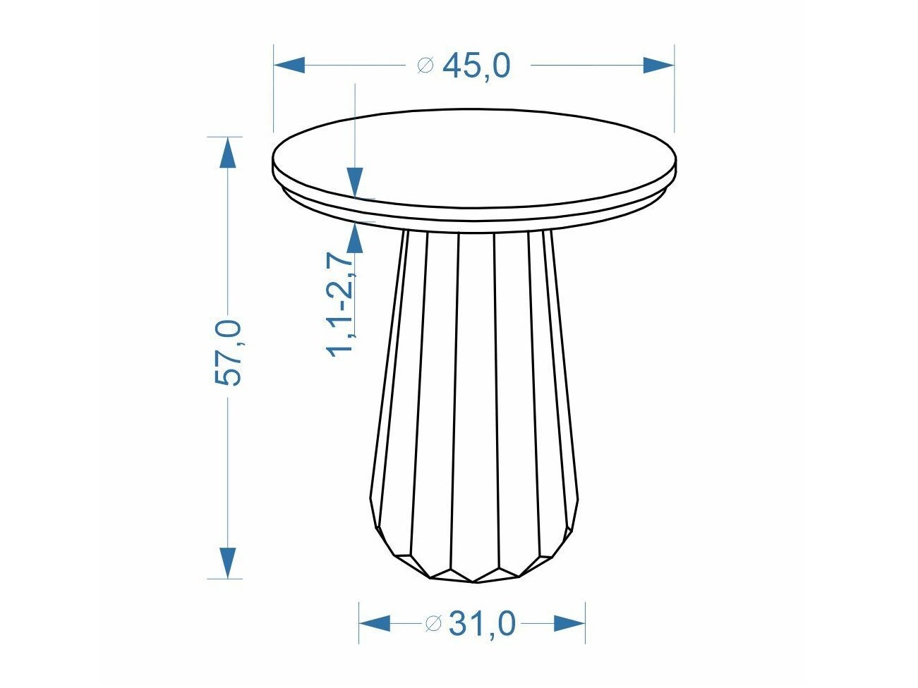 Mesa de apoio Houston 2222