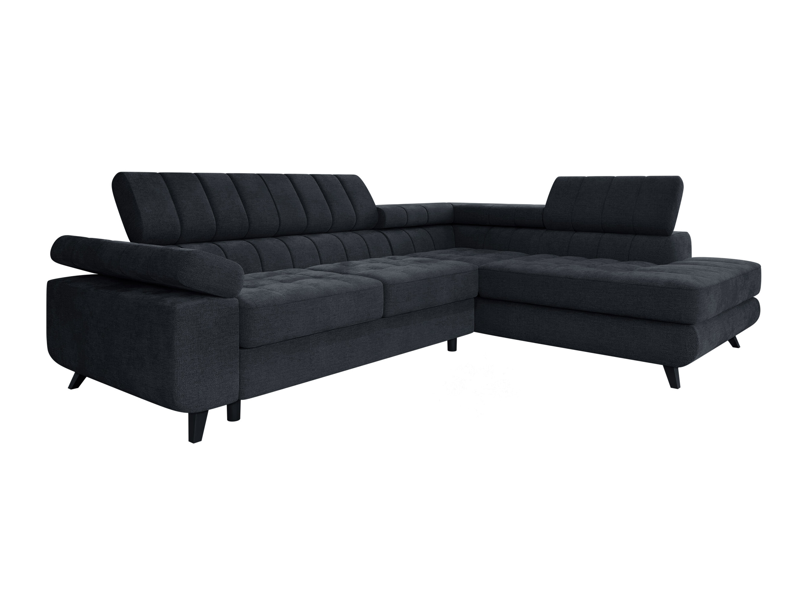 Sofá de canto Comfivo Agnus (Spirit Black)