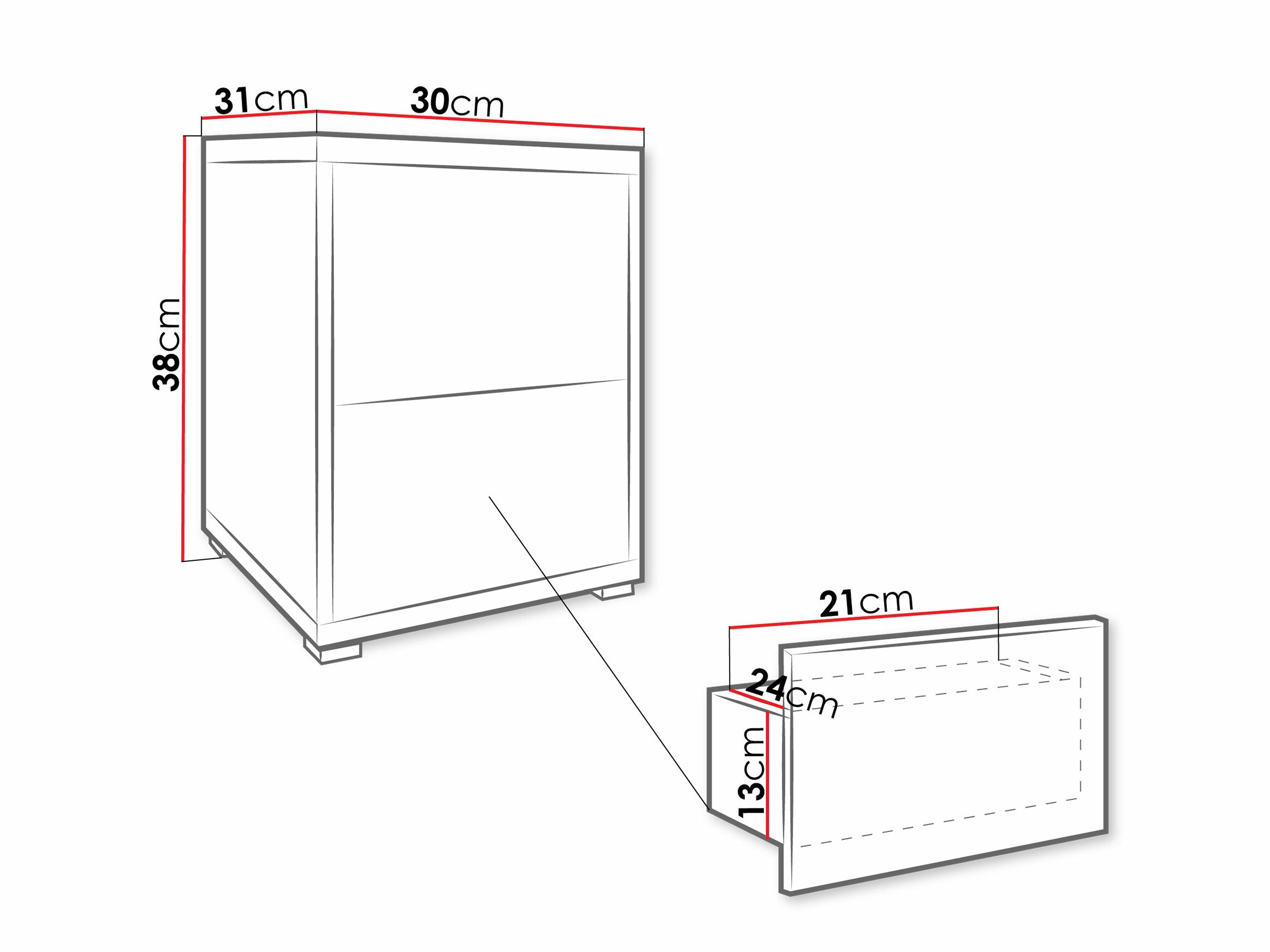 Mesa de cabeceira SP7340