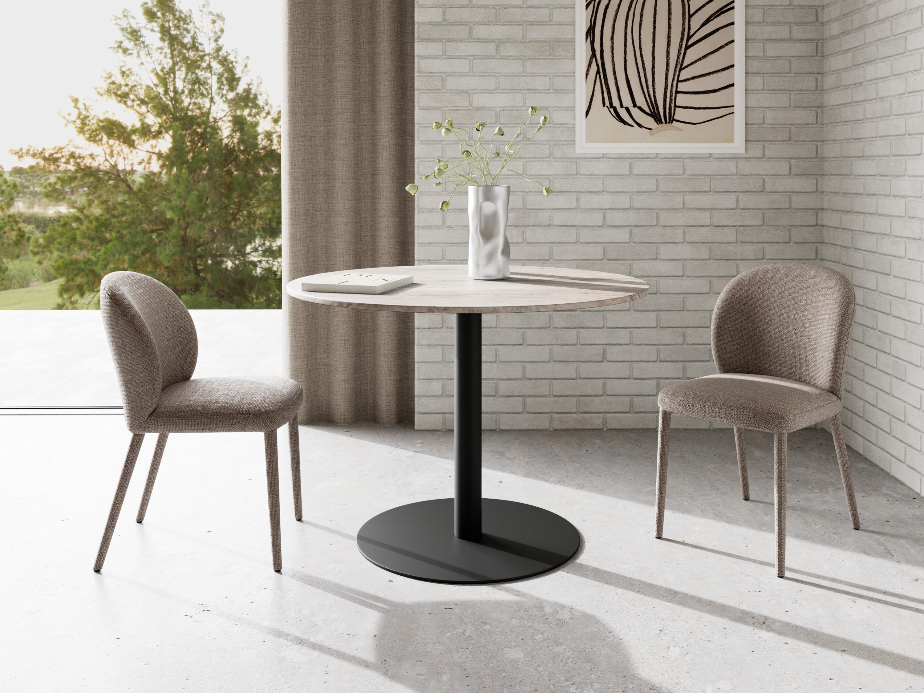 Cadeira Norsica 1107 (Castanho acinzentado)