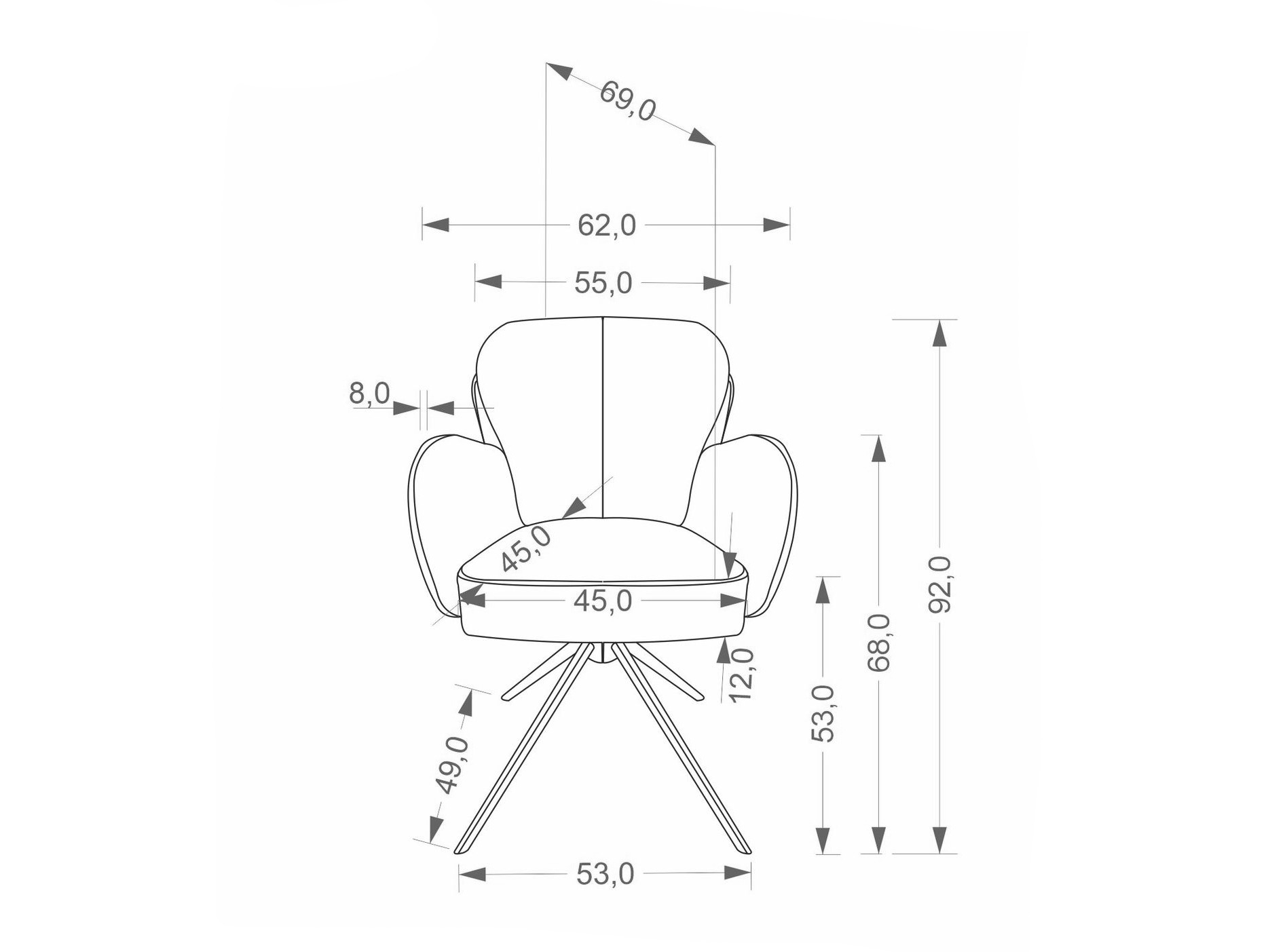 Cadeira Houston 2227