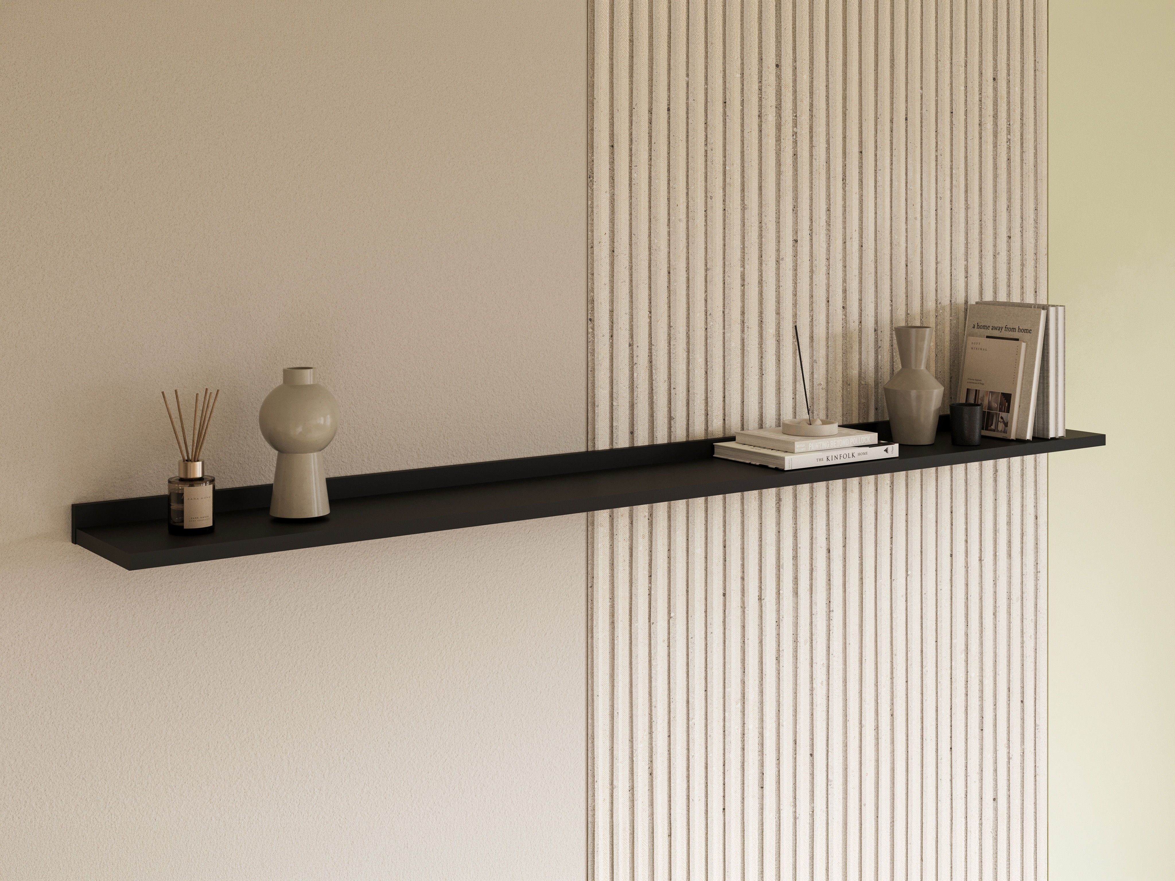 Estante de parede Talevaro 100 (Preto)