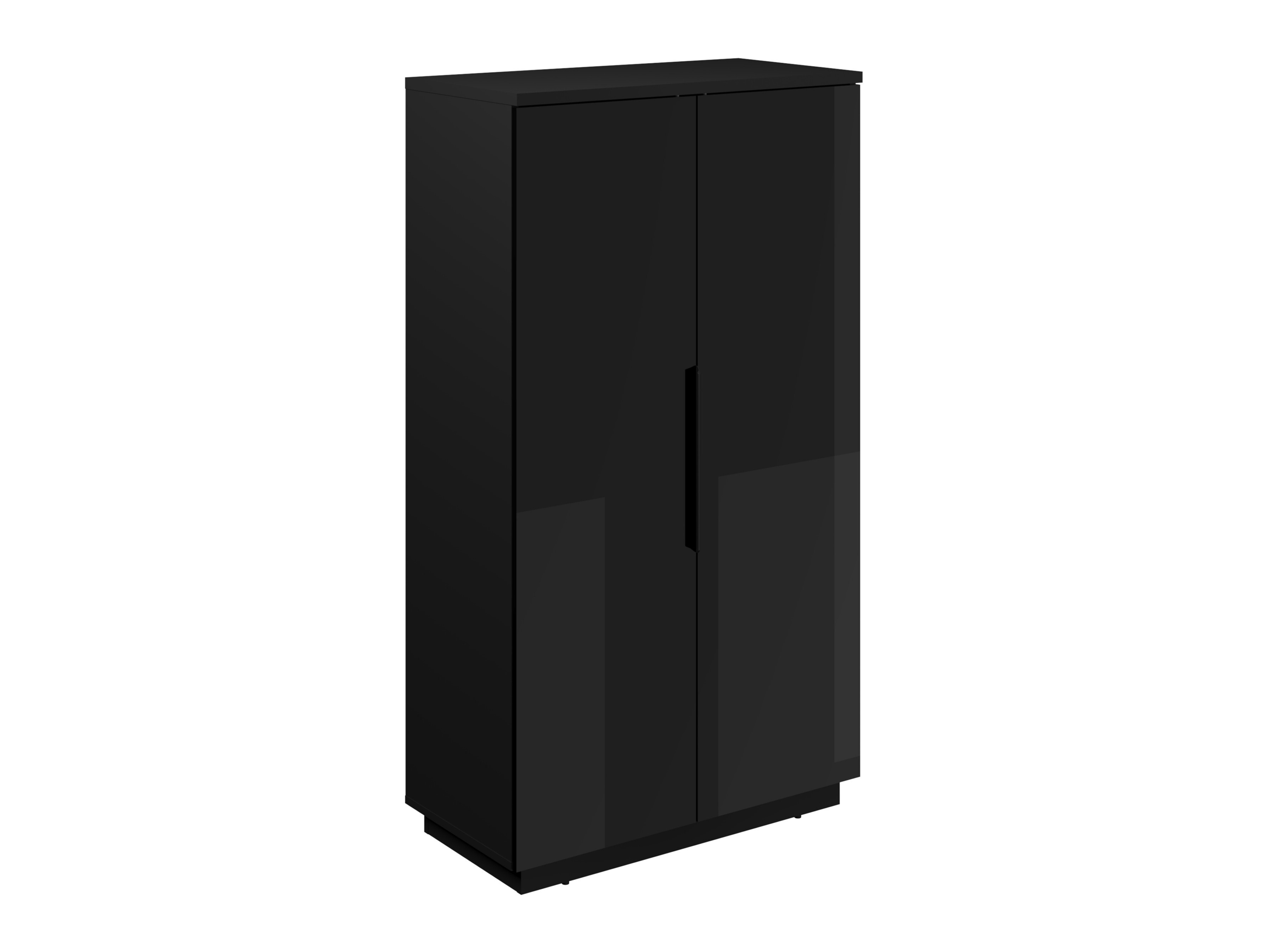 Estante Talevaro 104 (Preto + Preto brilhante)