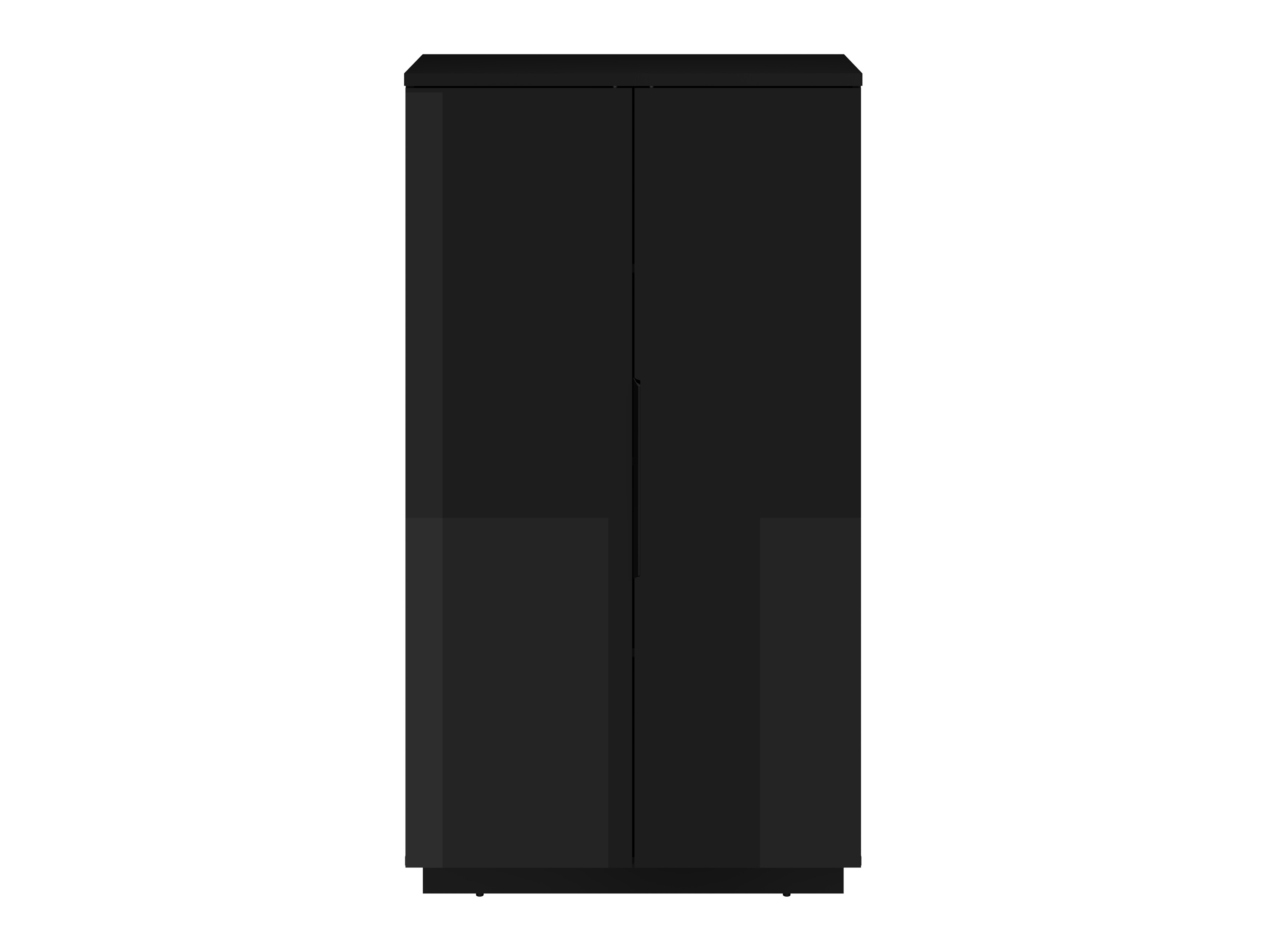 Estante Talevaro 104 (Preto + Preto brilhante)