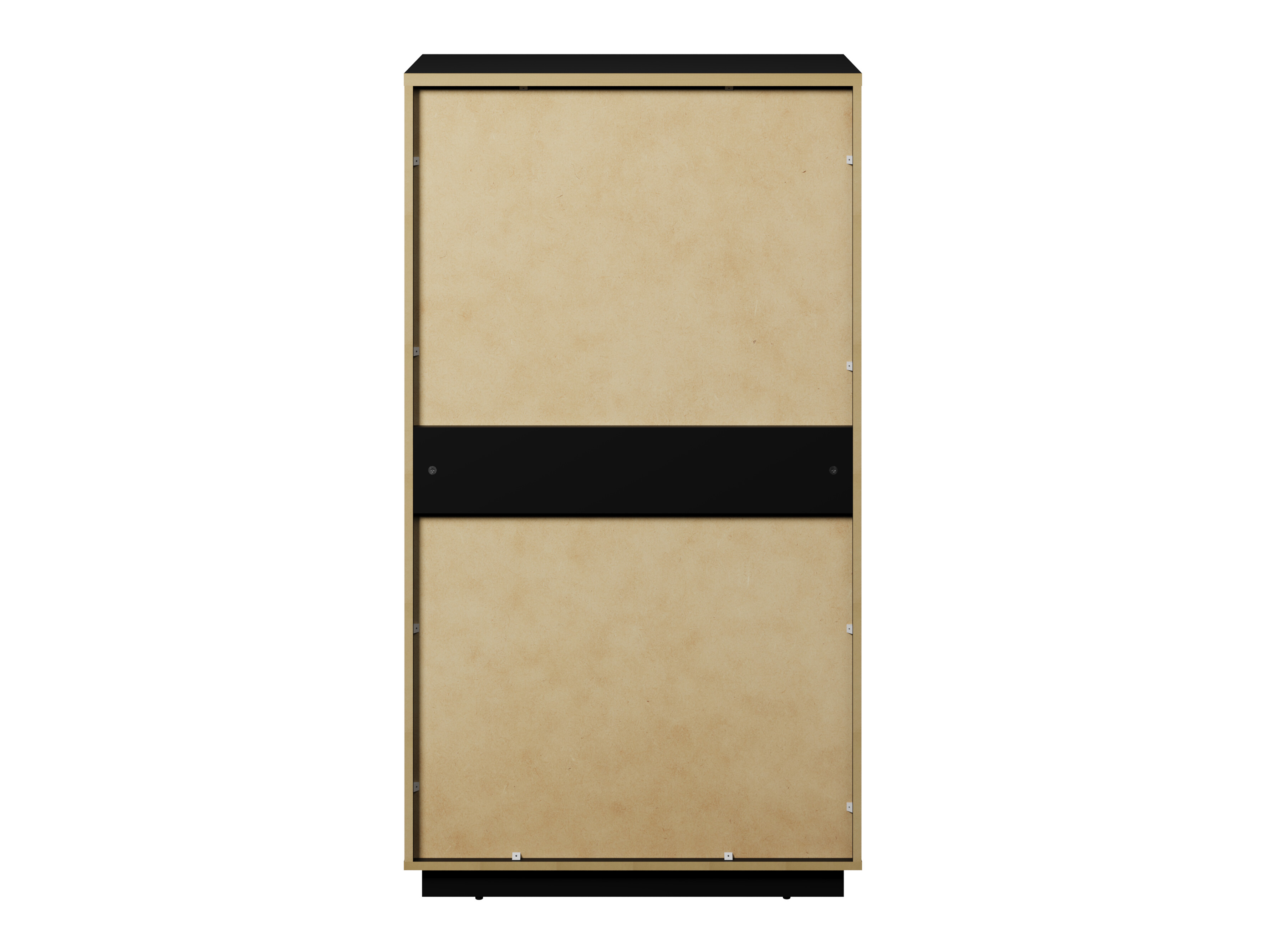 Estante Talevaro 104 (Preto + Preto brilhante)