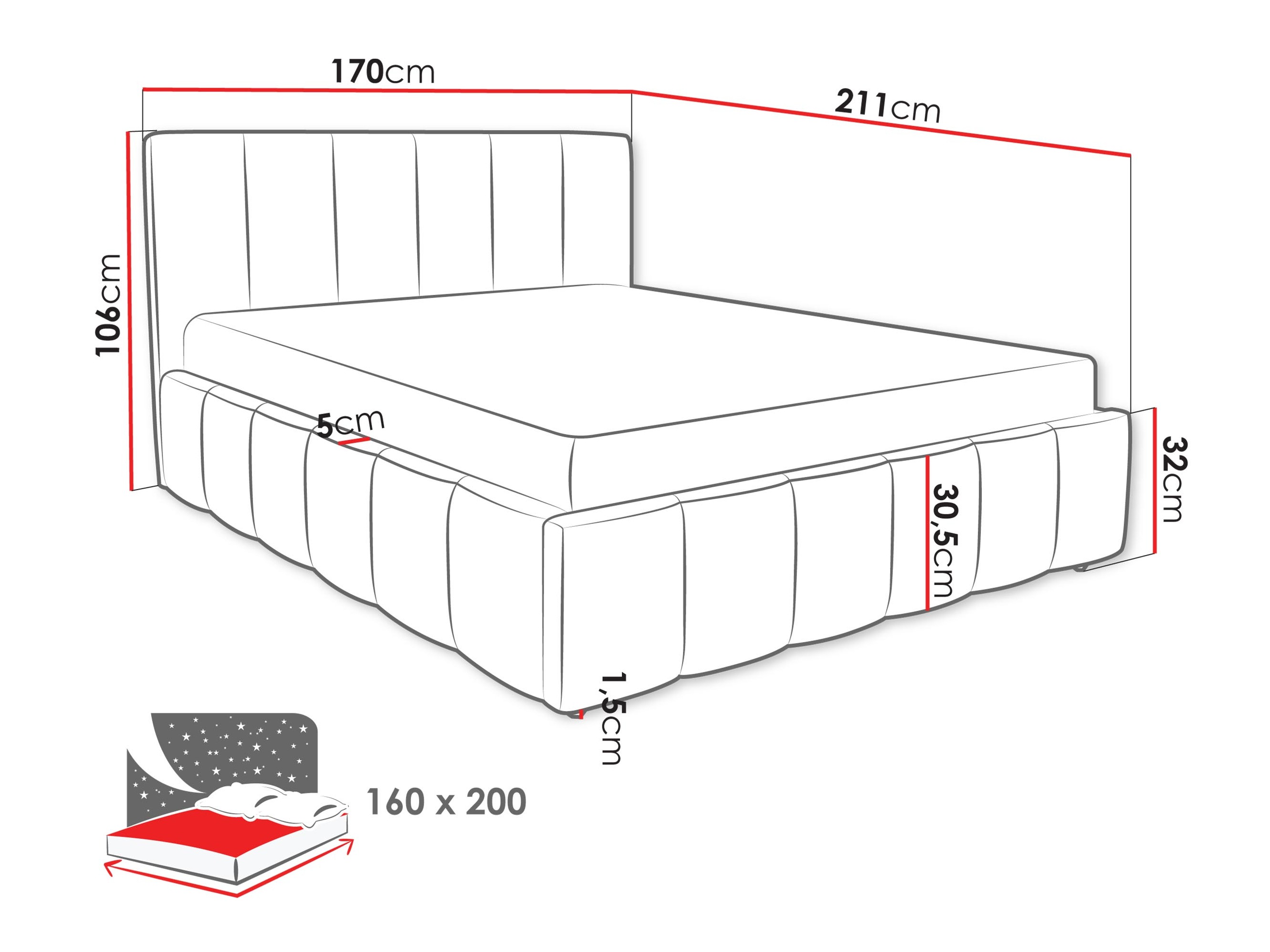 Cama SP7376