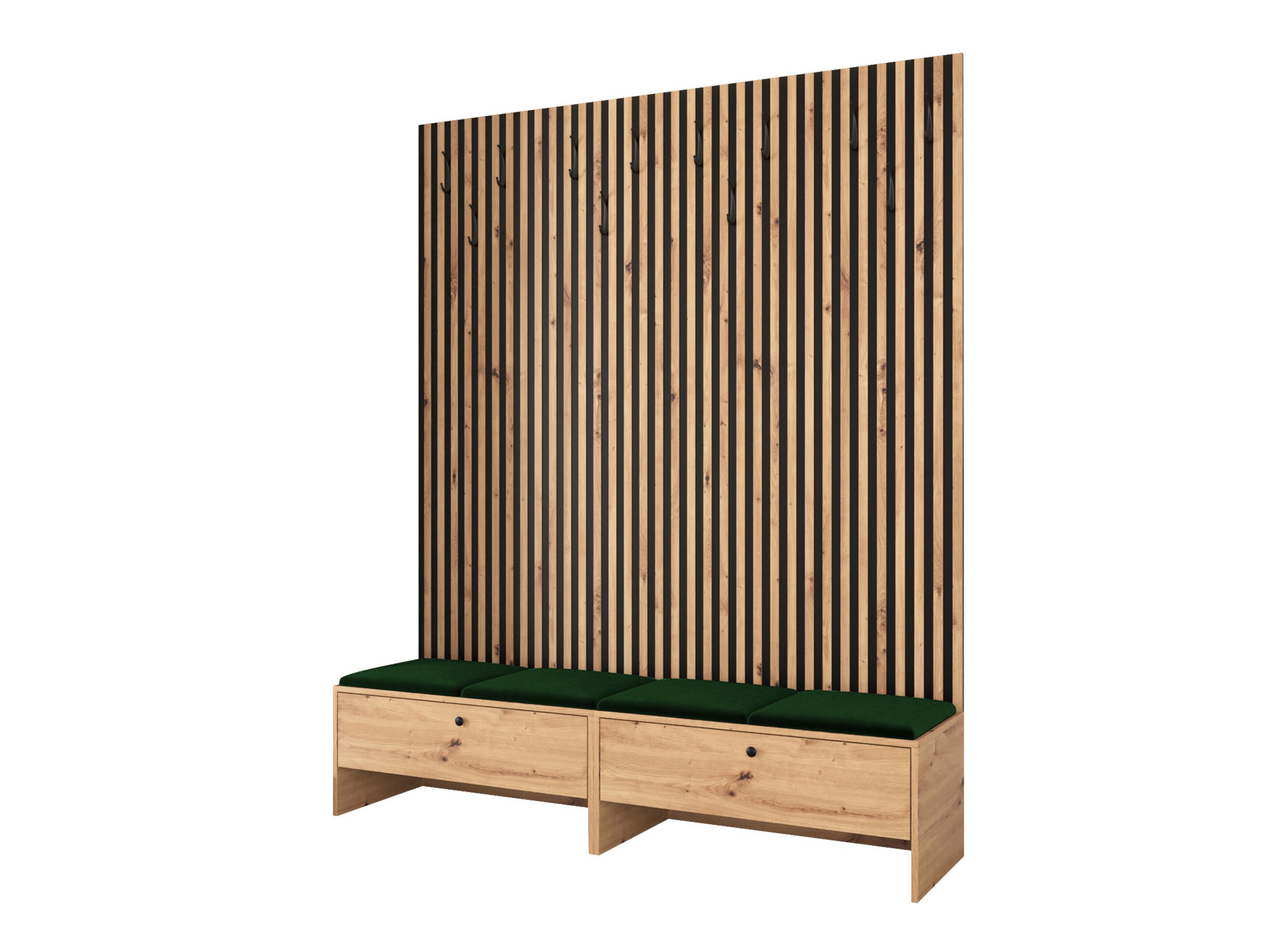 Conjunto para corredor Donio V (Carvalho Artisan + Polo 889)
