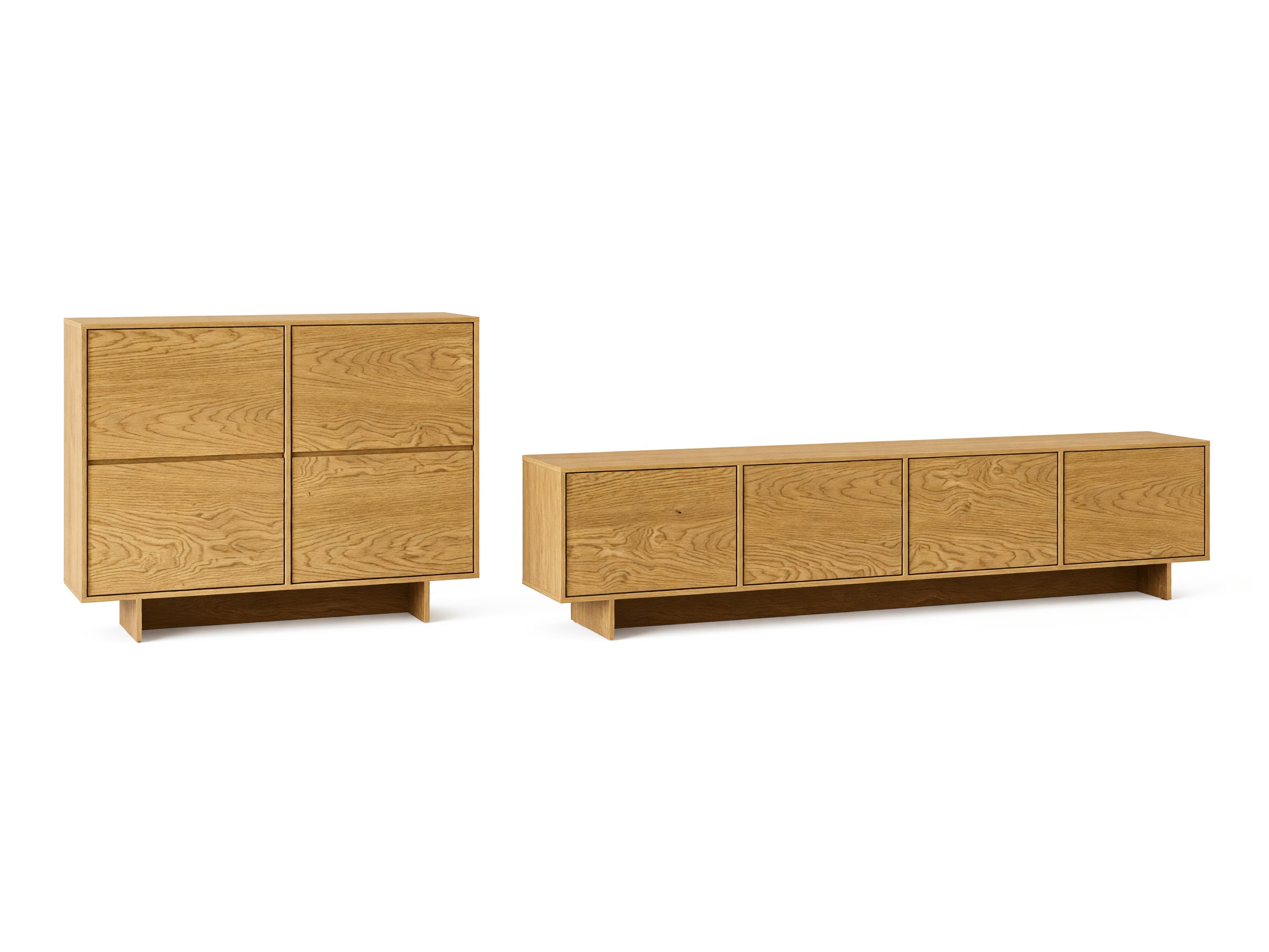 Conjunto para sala de estar Cavbali 105 (Carvalho)