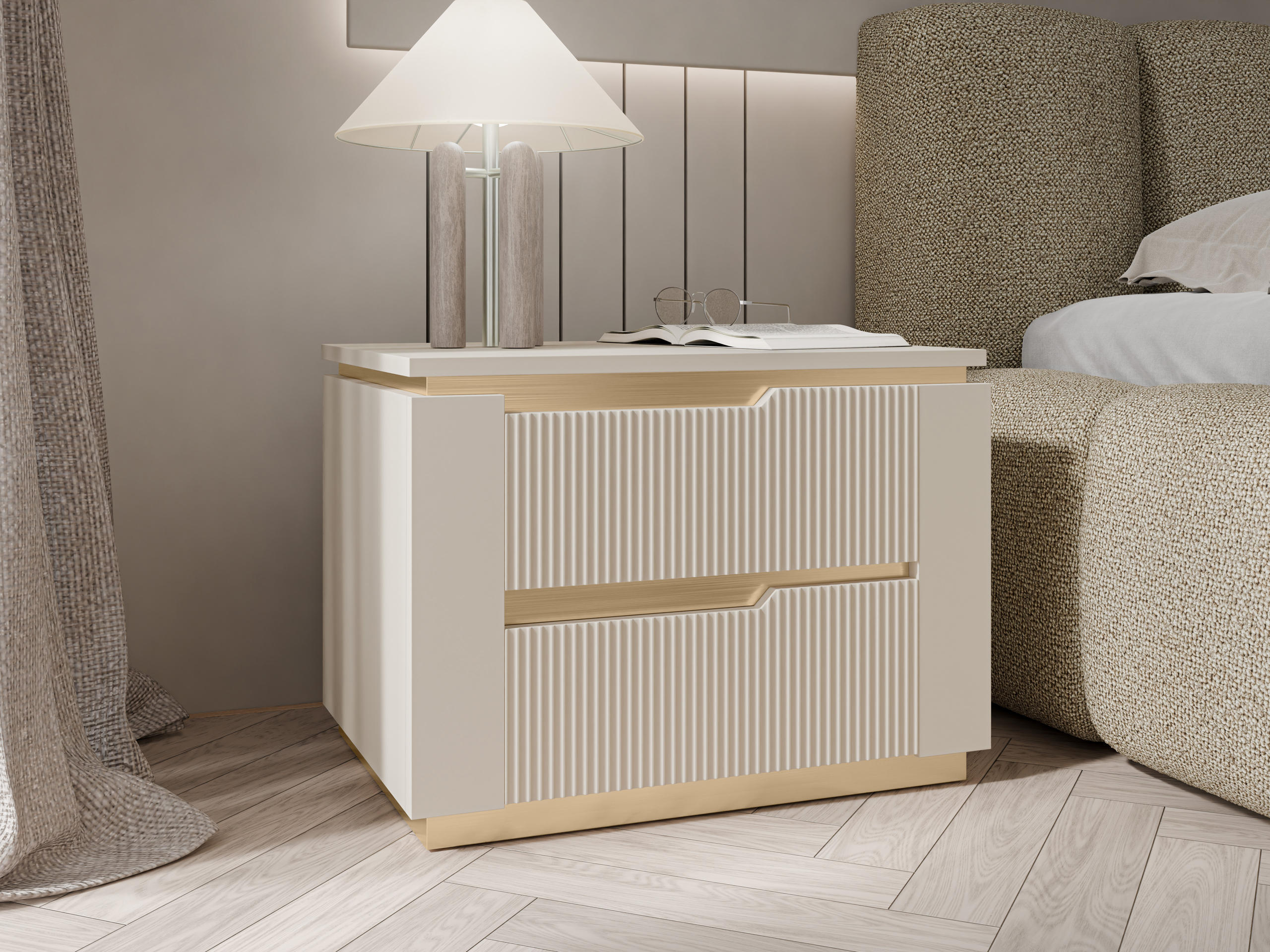 Mesa de cabeceira Comfivo Ovitas