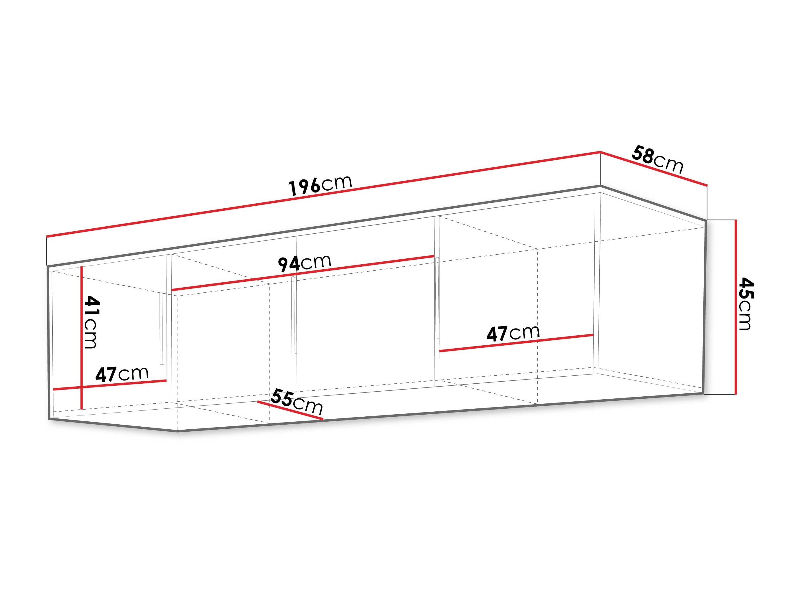 Aparador Ophdome 116 (Carvalho)