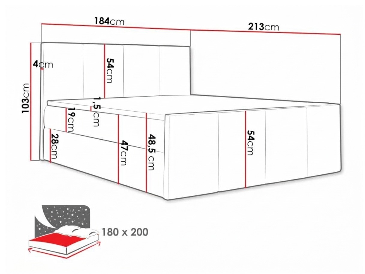 Cama continental Ventus (Soft 017)
