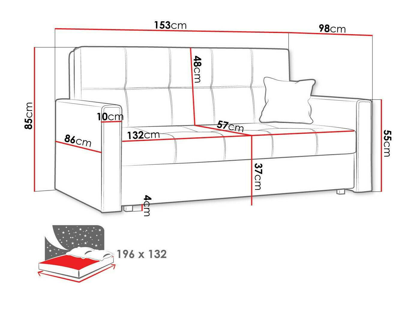 Sofá-cama SP7421