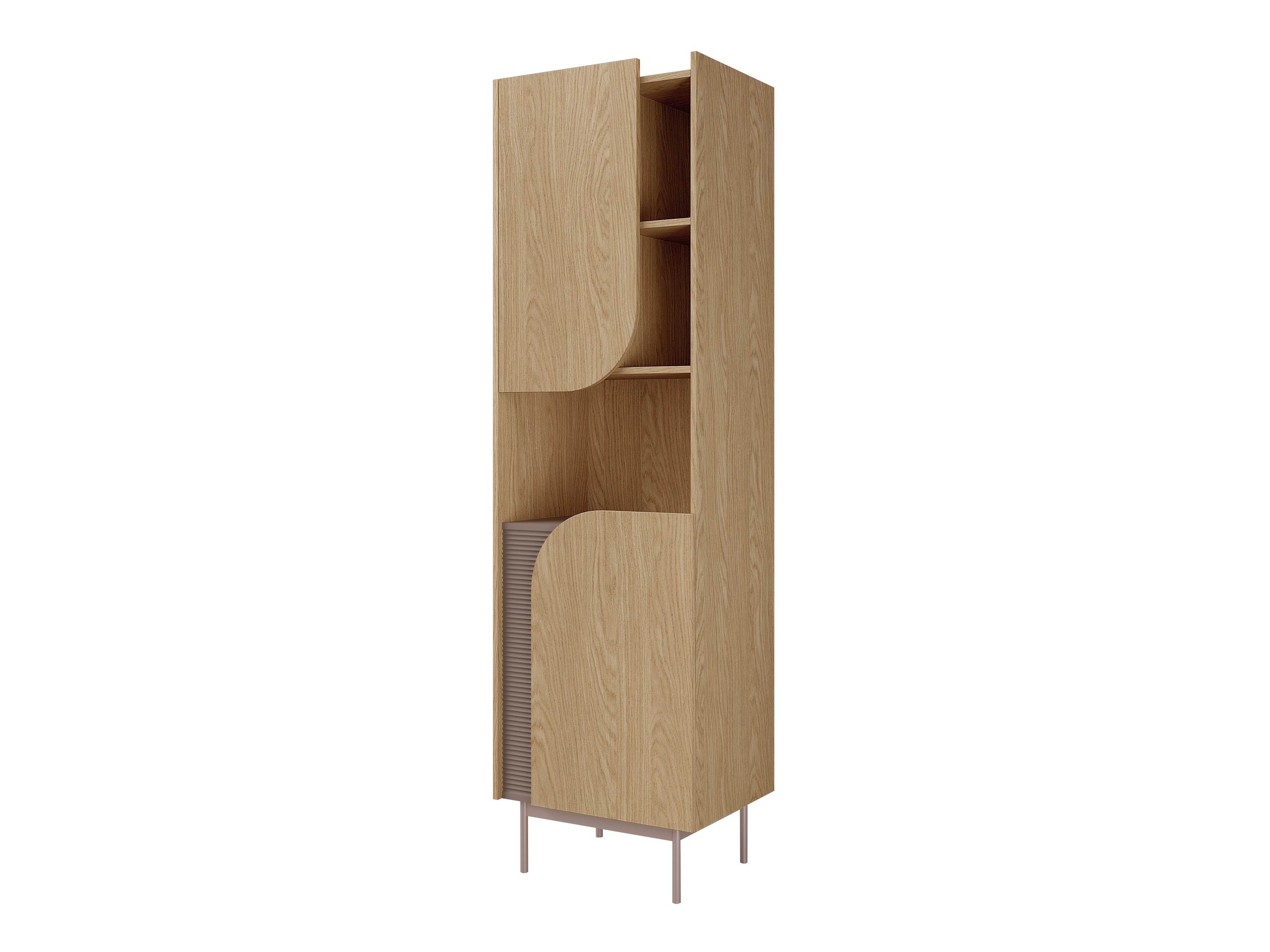 Estante Dunsonu 102 (Carvalho + Taupe)