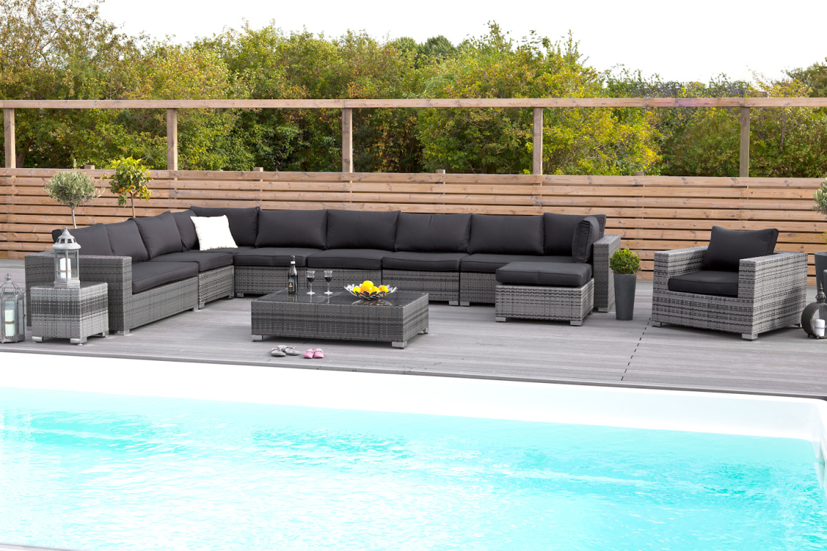 Mesa para o exterior Comfort Garden 1324 (Cinzento)