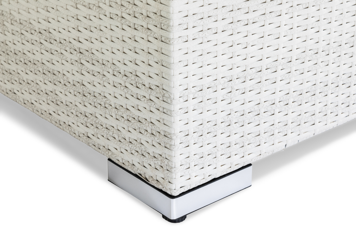 Conjunto de mobiliário para o exterior Comfort Garden 1360 (Branco + Cinzento)